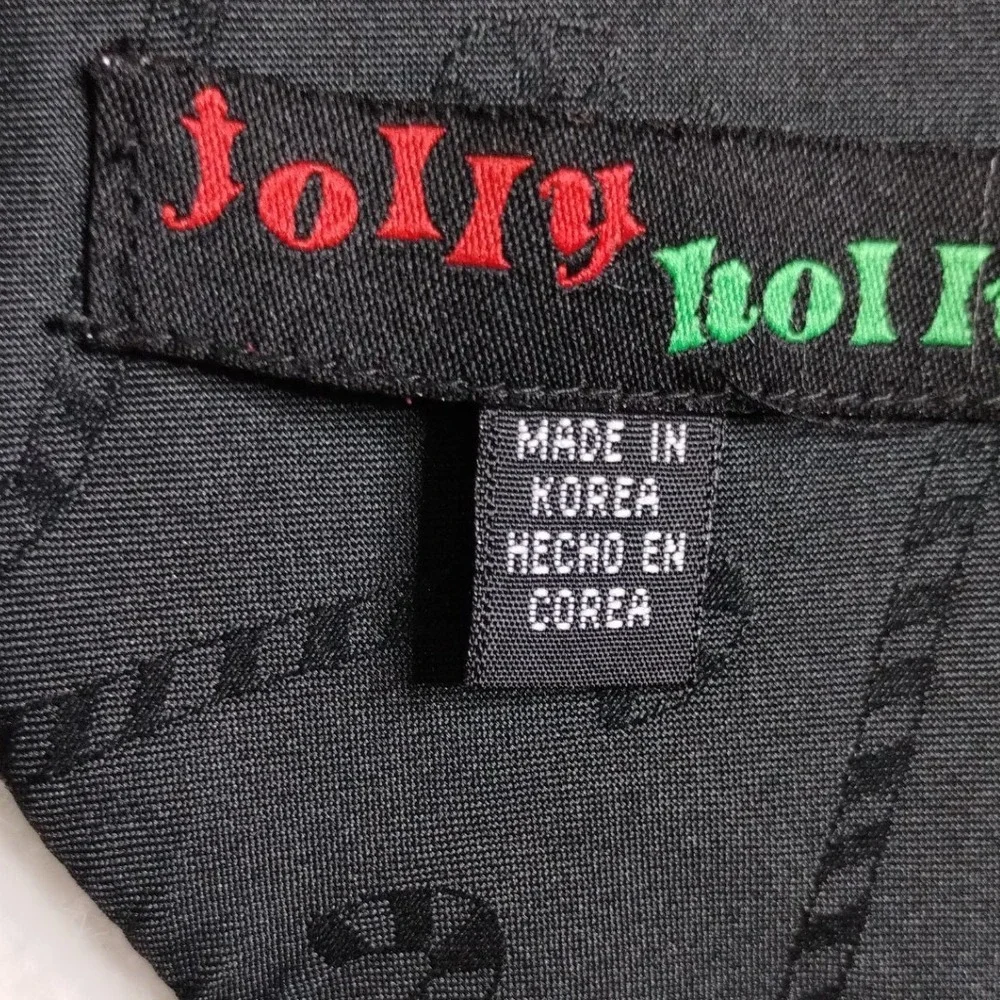 Vintage Snowman Christmas Neck Tie Jolly Holiday‎ Black Novelty 57